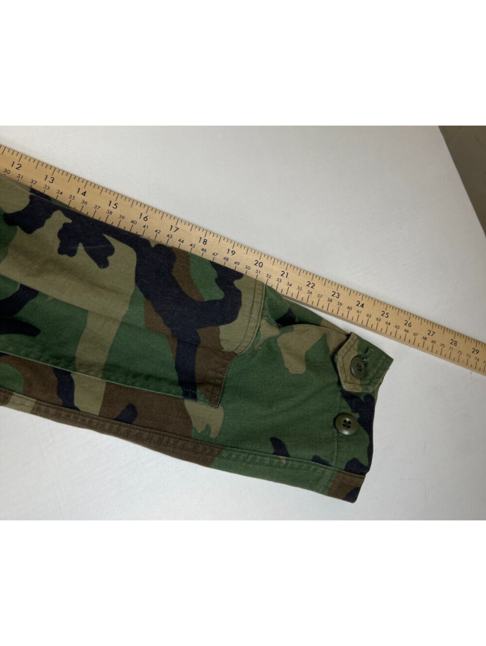 Vintage US BDU Field Shirt Jacket Mens M Regular Woodland Camo Combat - Picture 9 of 9